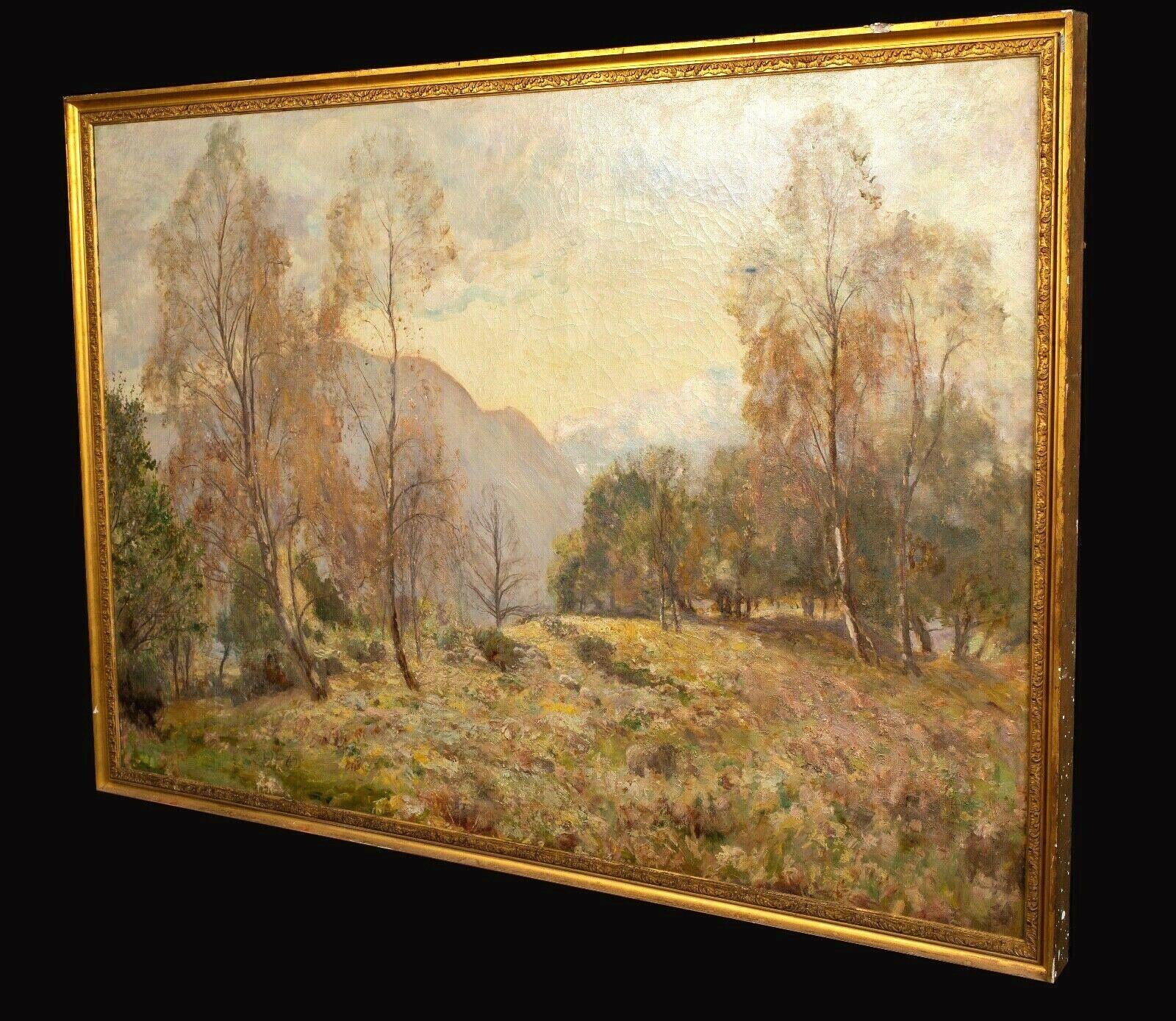 No. 4 The Birk And The Bracken, daté de 1913

par Sir David Murray (1849-1933) - ENORME PAYSAGE

Beau et vaste paysage automnal du 19ème siècle intitulé 