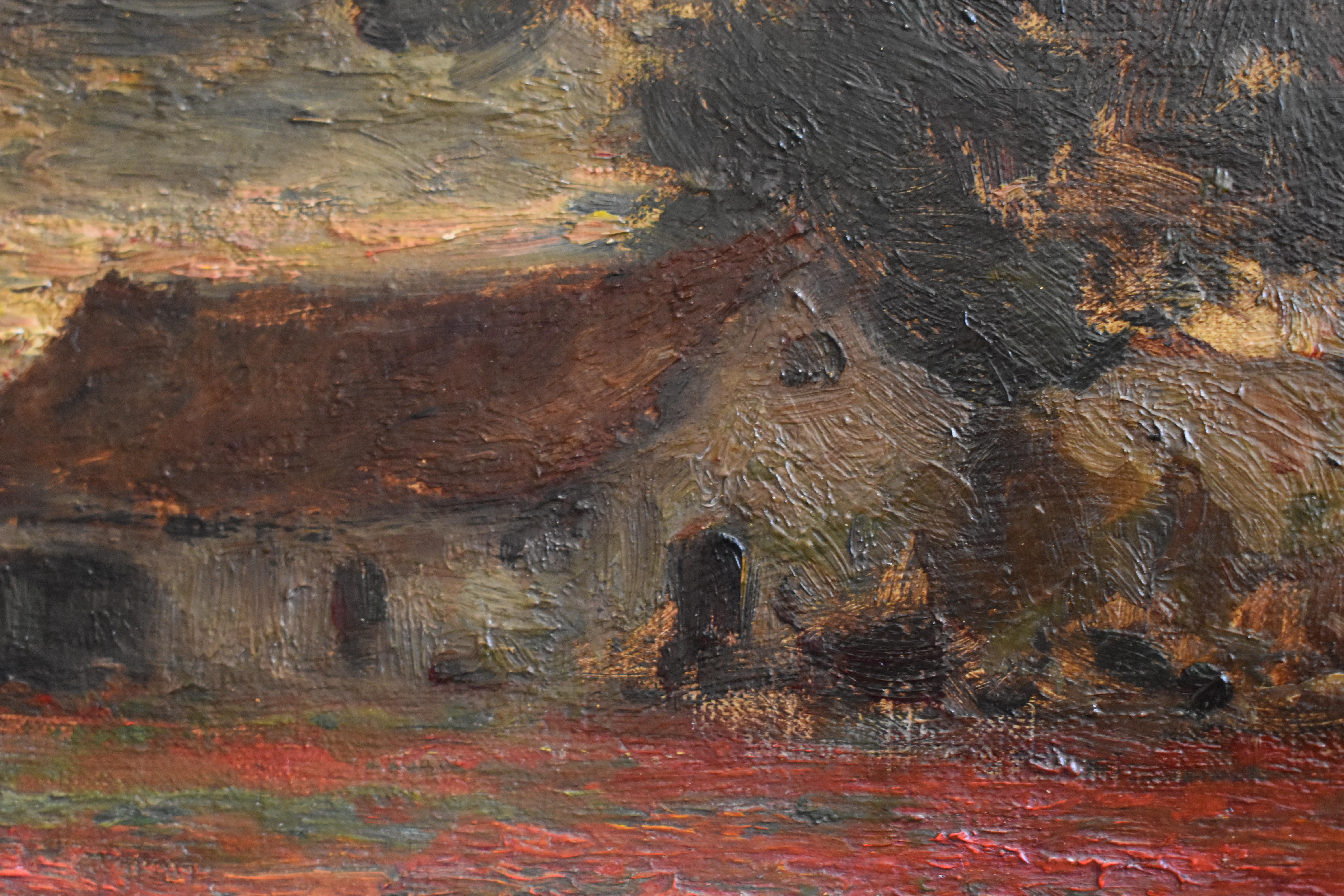 Sir David Murray (1849–1933) Gathering Poppies 1892 Oil Painting im Angebot 5