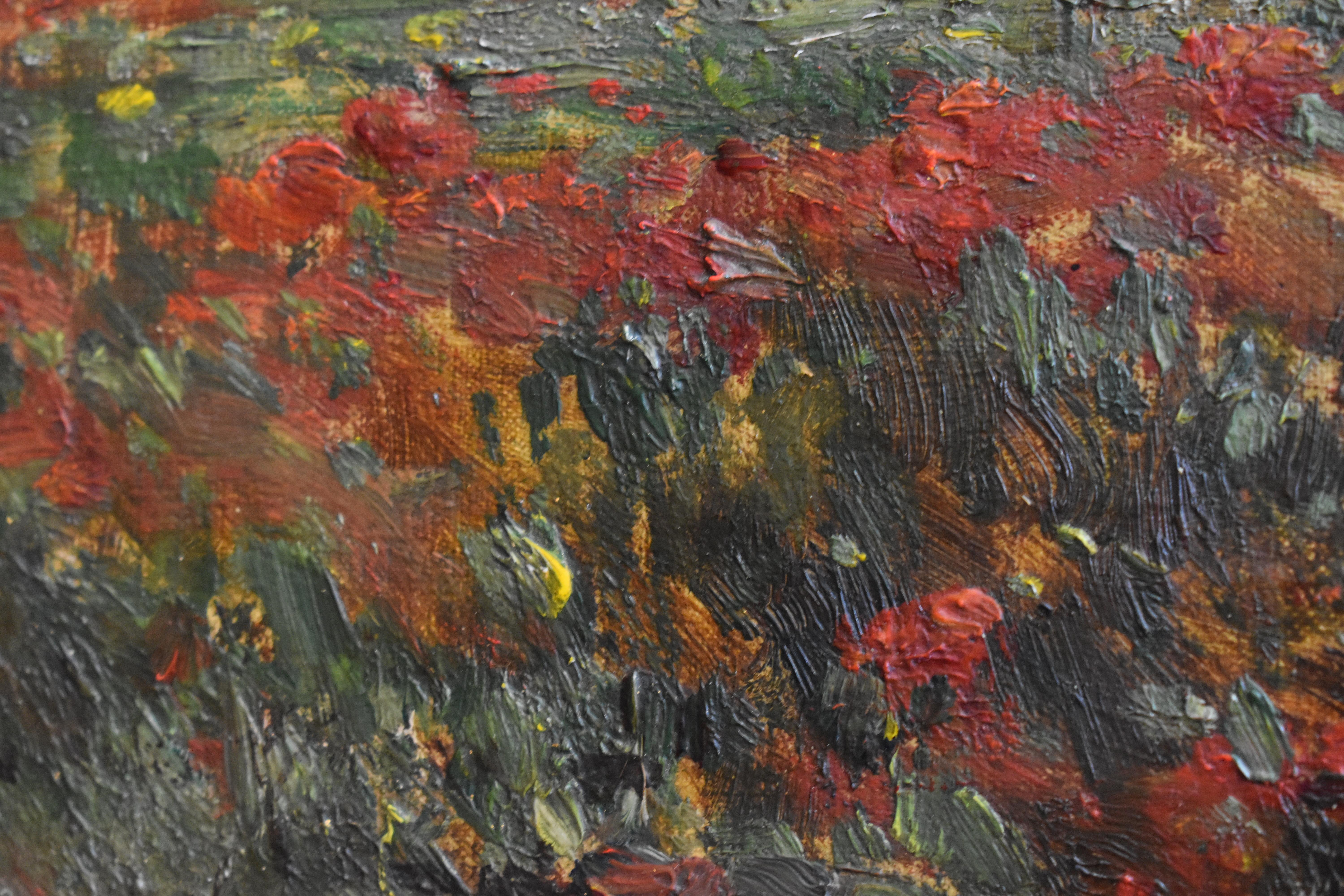 Sir David Murray (1849–1933) Gathering Poppies 1892 Oil Painting im Angebot 6