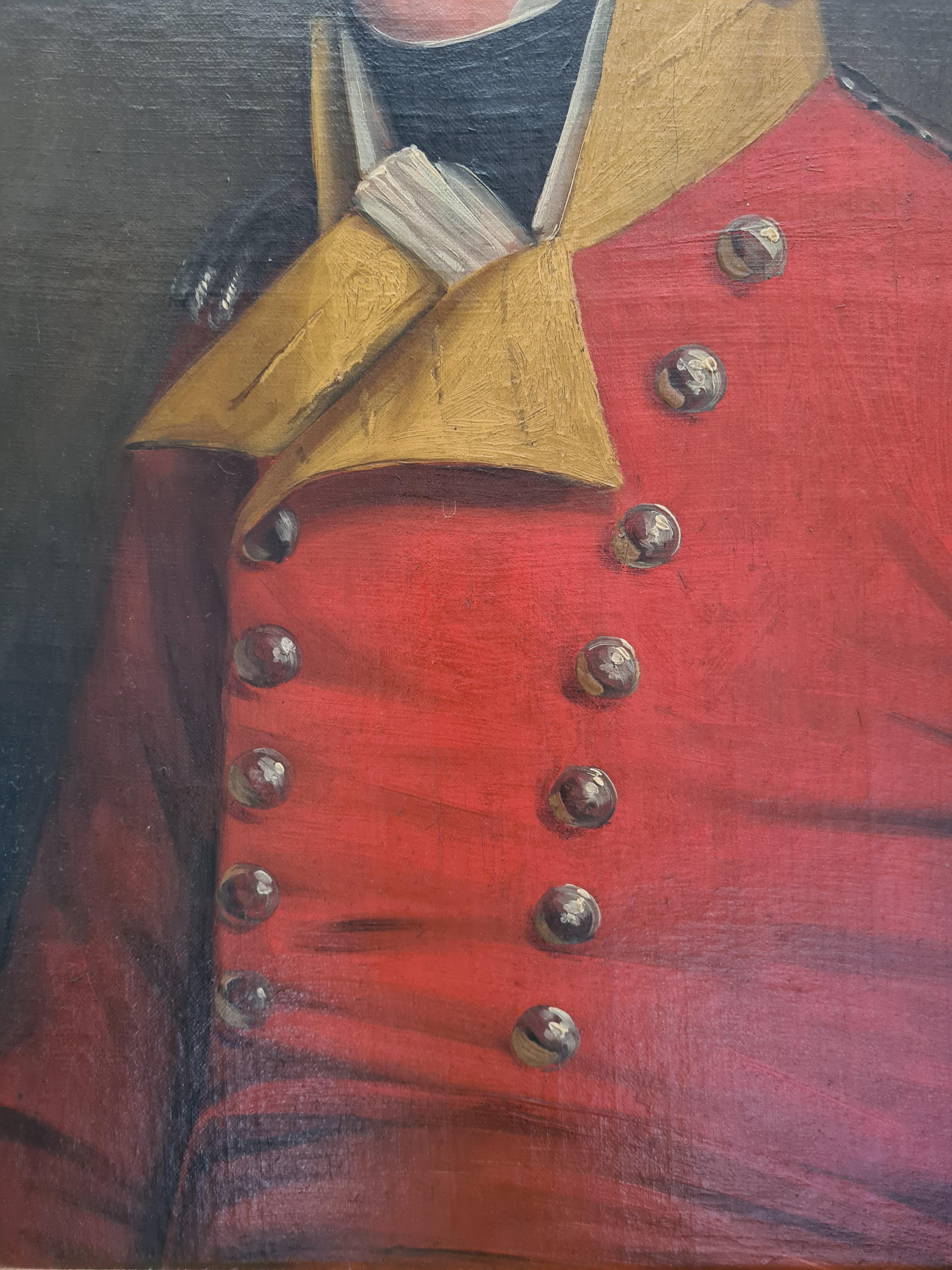 Porträt aus dem 18. Jahrhundert, Major Alexander Brown in Militäruniform (Realismus), Painting, von Sir David Wilkie
