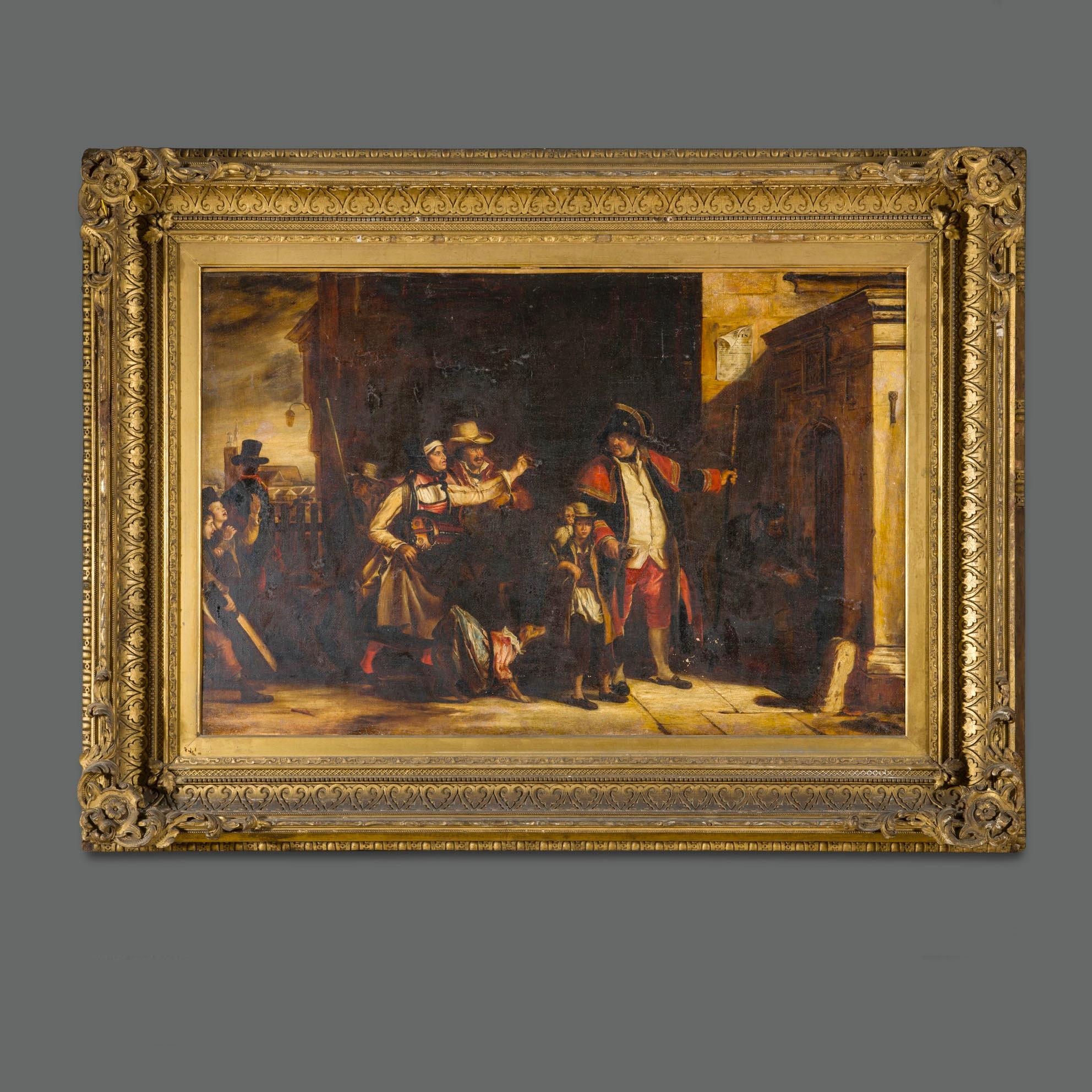 Sir David Wilkie Portrait Painting – Historisches englisches Gemälde des 19. Jahrhunderts, David Wilkie