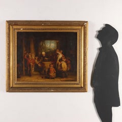Scene of Interior with Figures 1817