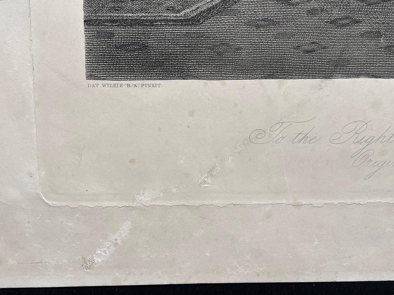 Rent Day, gravure ancienne anglaise d'après Sir David Wilkie en vente 2