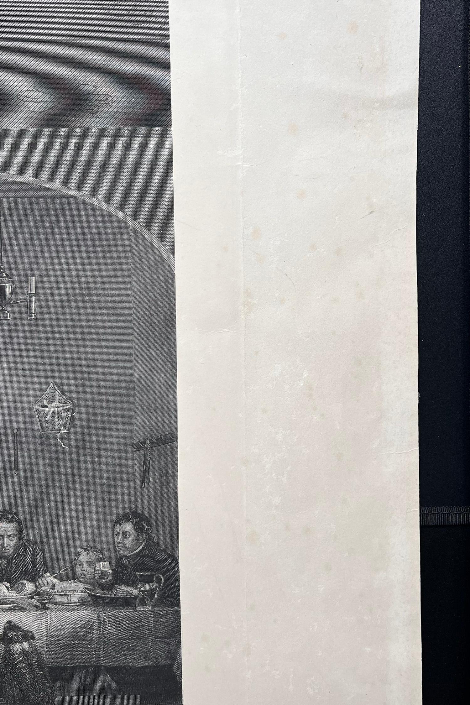 Rent Day, gravure ancienne anglaise d'après Sir David Wilkie en vente 5