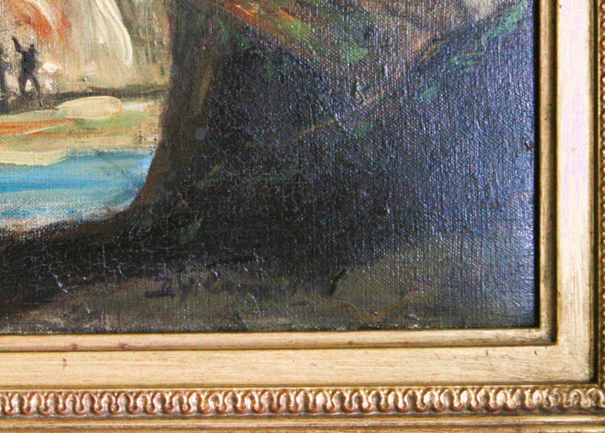 Château de Dunure - Moderne Painting par Sir David Young Cameron, R.A.