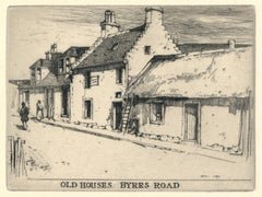 Antique Old Houses, Byres Road, Partick (Scotland)