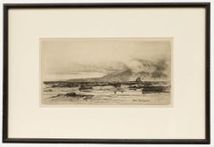Sir David Young Cameron, R.A. - Sir David Young Cameron (1865-1945) - Early 20th Century Etching, Arran Sir David Young Cameron (1865-1945) - Early 20th Century Etching, Arran