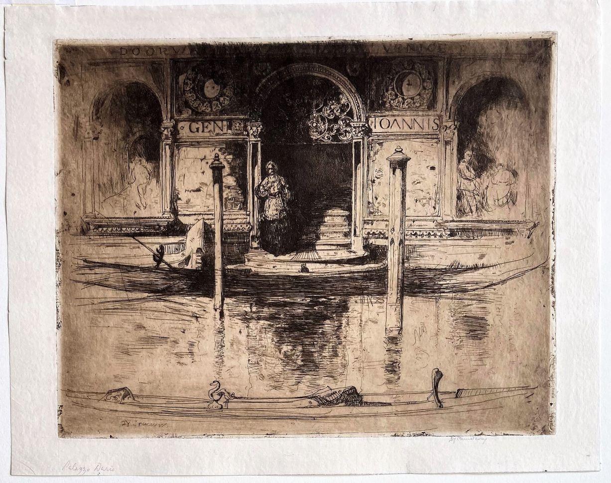The Palace Doorway (Palace of Joannis Darius) - Print by Sir David Young Cameron, R.A.