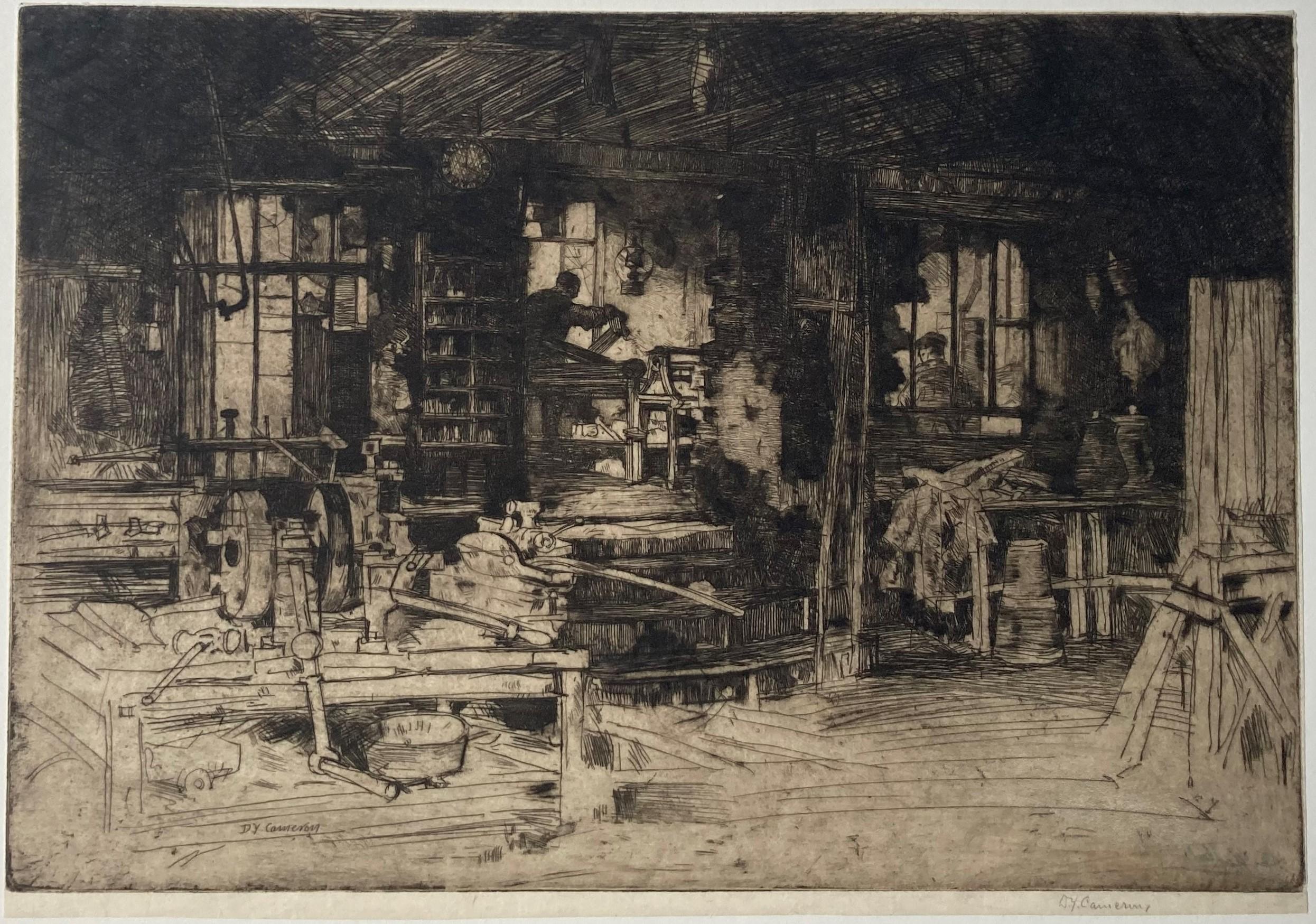 The Workshop (Stirling) - Print by Sir David Young Cameron, R.A.