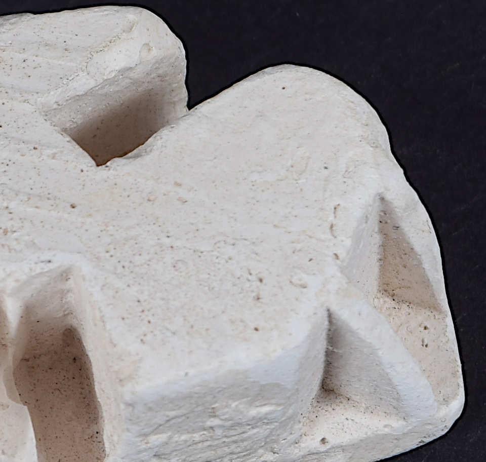 Eduardo Paolozzi: 'Triangular Construction' plaster sculpture - Sculpture by Sir Eduardo Paolozzi