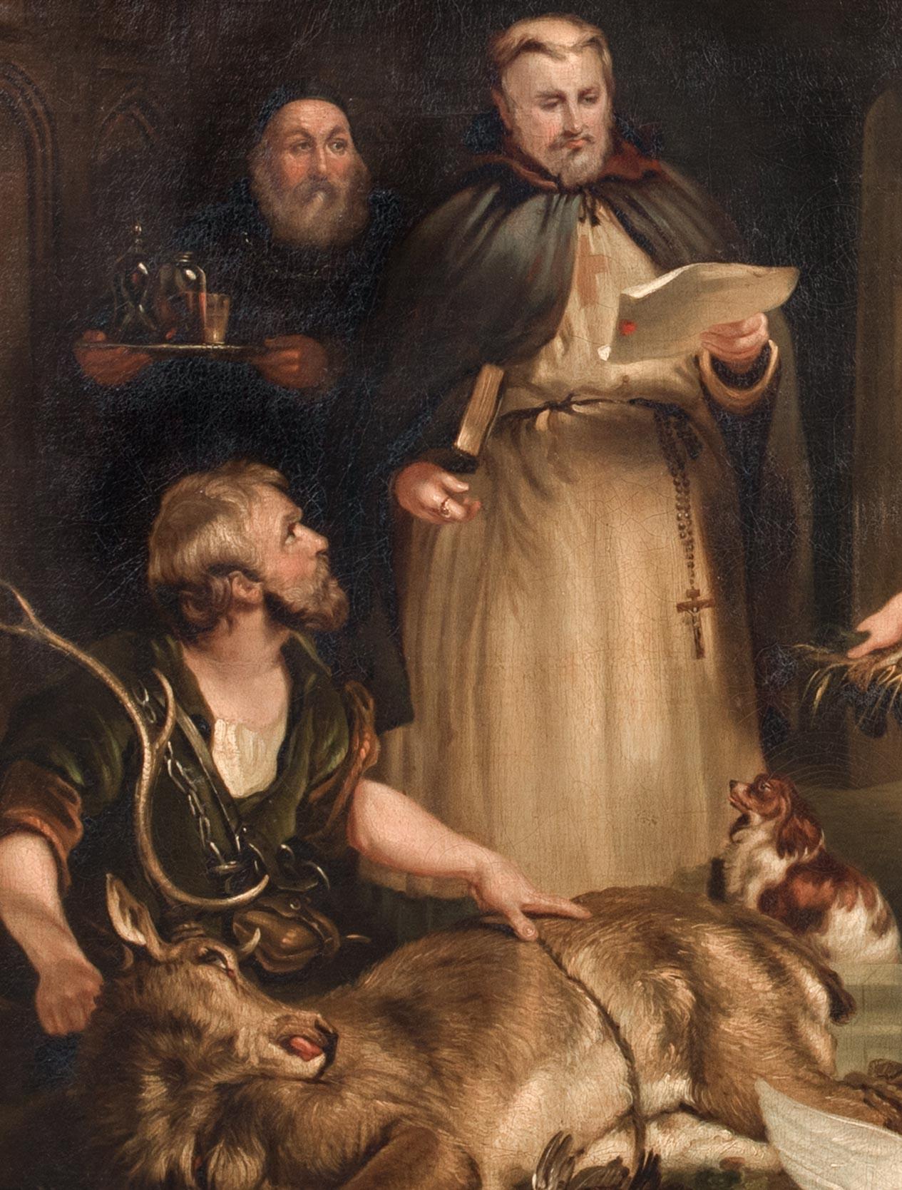 Le retour des chasseurs, Abbaye de Bolton, 19e siècle  Cercle de Sir Edwin Henry Landse 4