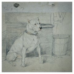 Sir Edwin Henry Landseer, R.A. "Estudio de "Brutus"".