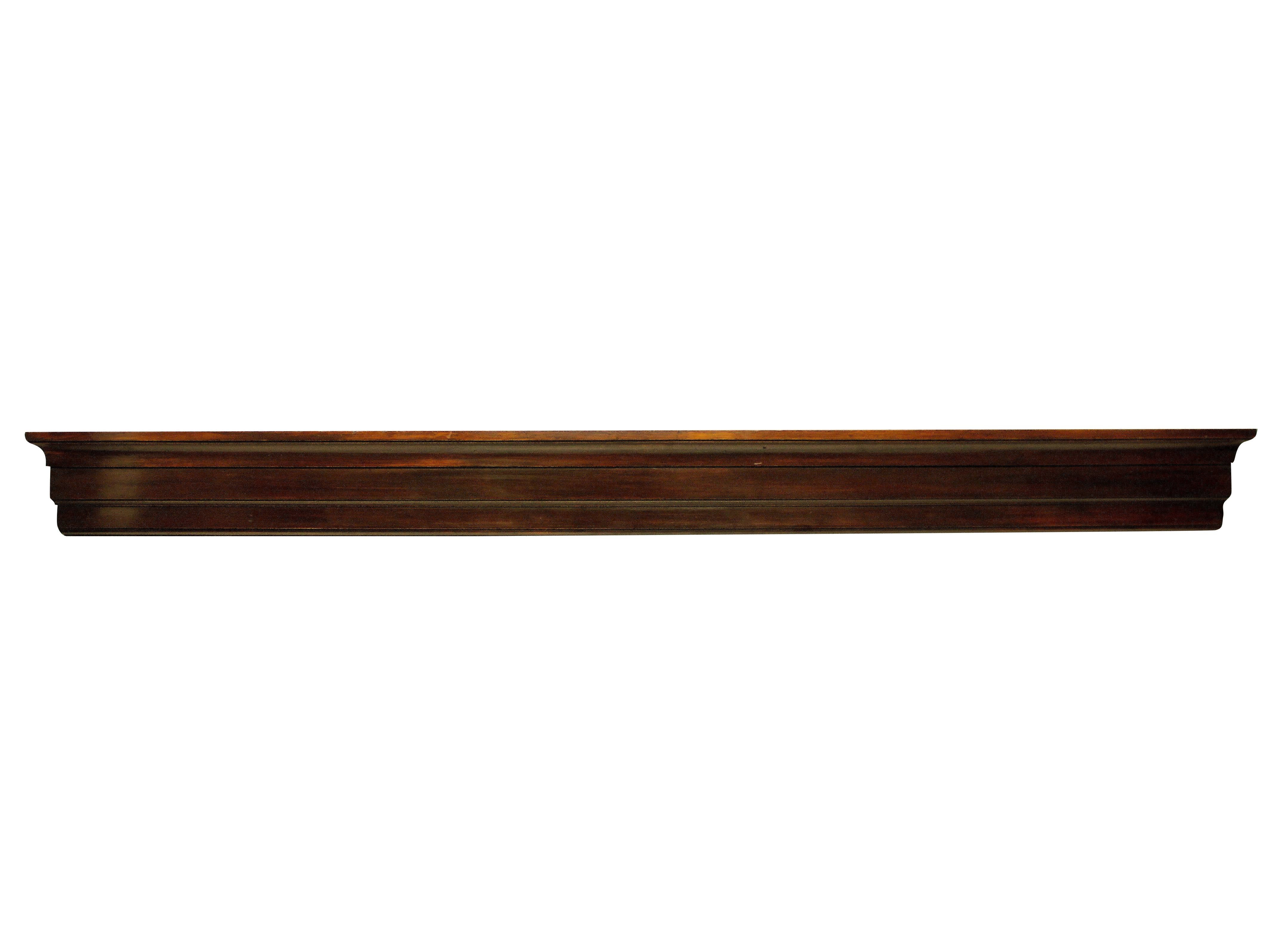 A rare opportunity to own a piece of furniture designed by Sir Edwin Lutyens.
This pair of pelmets were designed by Lutyens for the billiard room of Papillon Hall in 1903. Of simple linear form, made from carved and lacquered mahogany. The house