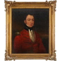 19th Century Portrait of a military army officer Follower of Sir Francis Grant