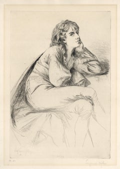 "Thomas Haden of Derby" signed original etching, first state