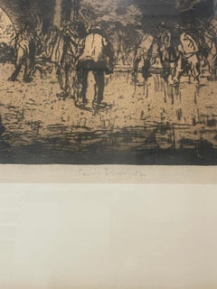 “ The Pont Neuf, Paris No. 1, Drypoint Engraving”