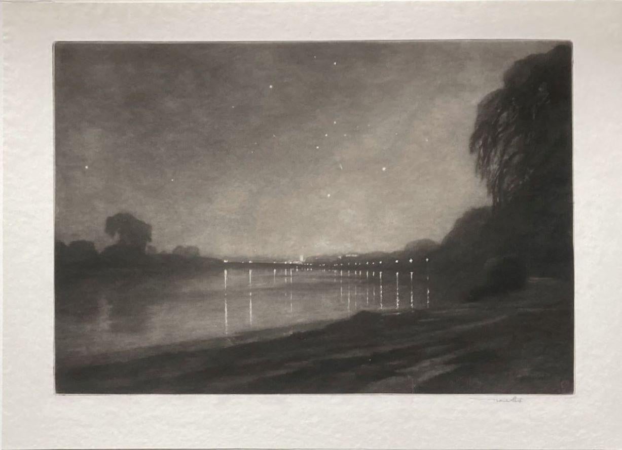 Orion over the Thames at Ranelagh - Print by Sir Frank Short
