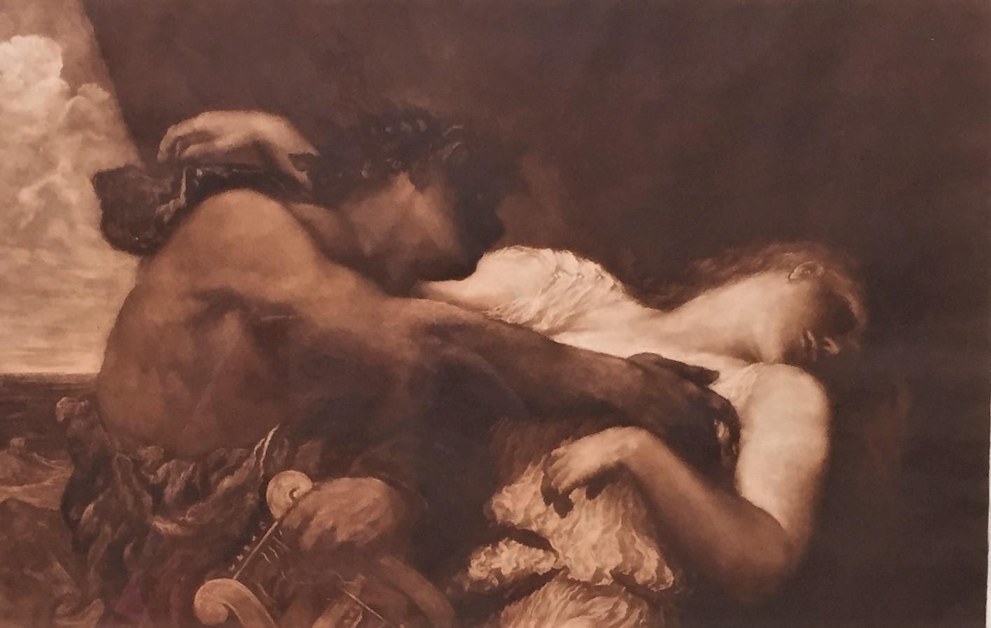 Orpheus and Eurydice - Print by Sir Frank Short