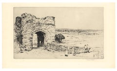 "Strand Gate, Winchelsea" signed original etching