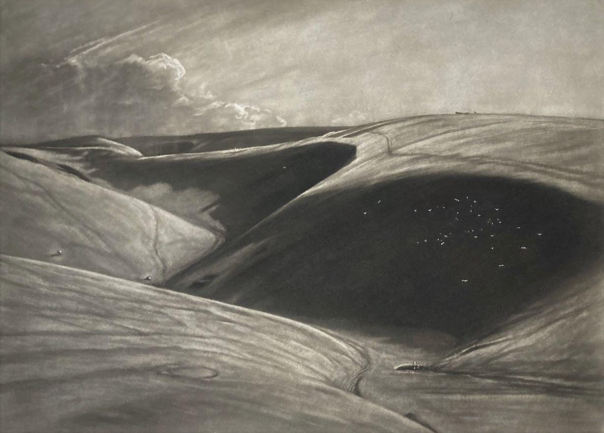 El Valle Sombrío. - Print Moderno de Sir Frank Short