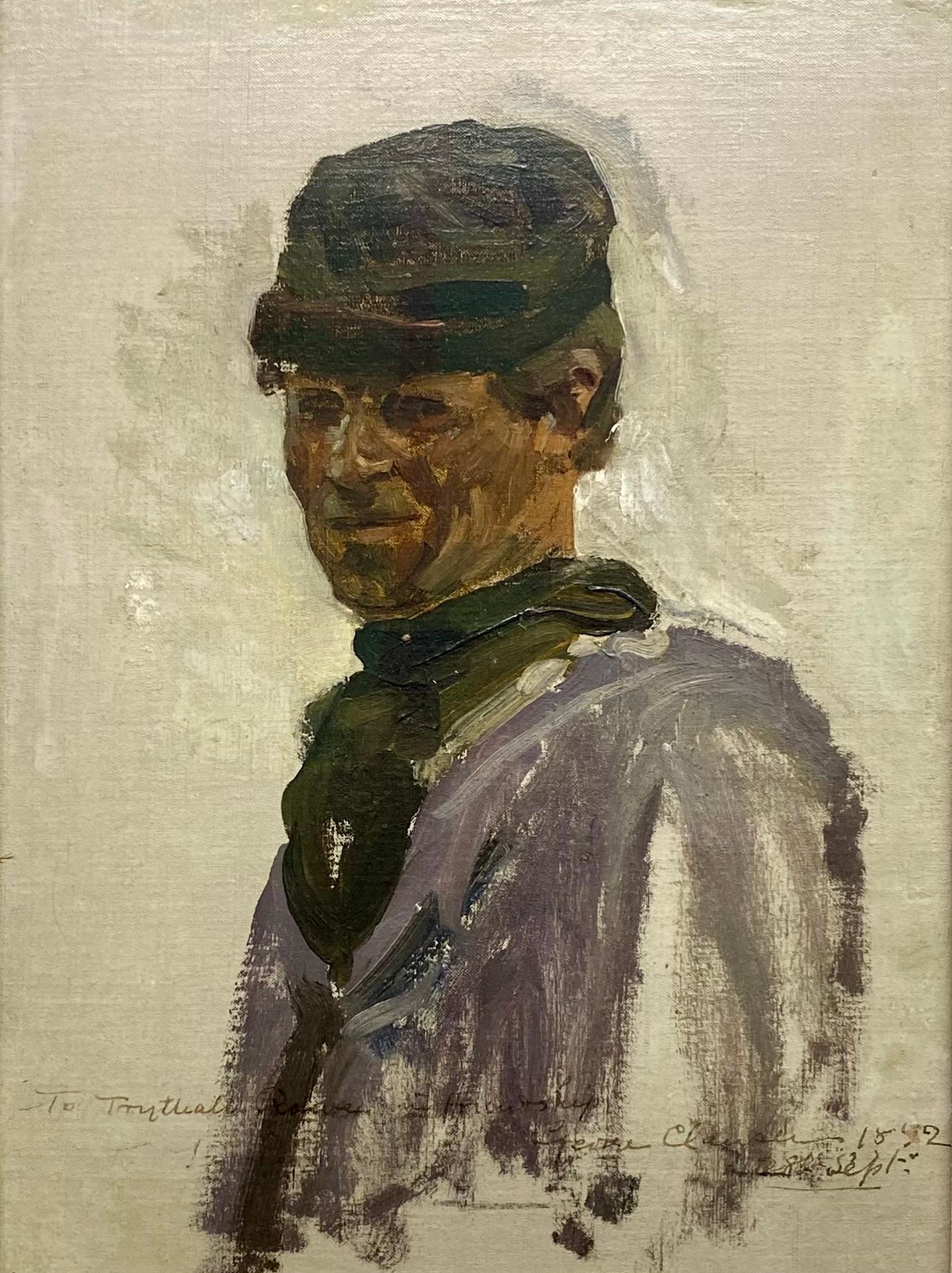 Sir George Clausen Portrait Painting - The Breton Fisherman