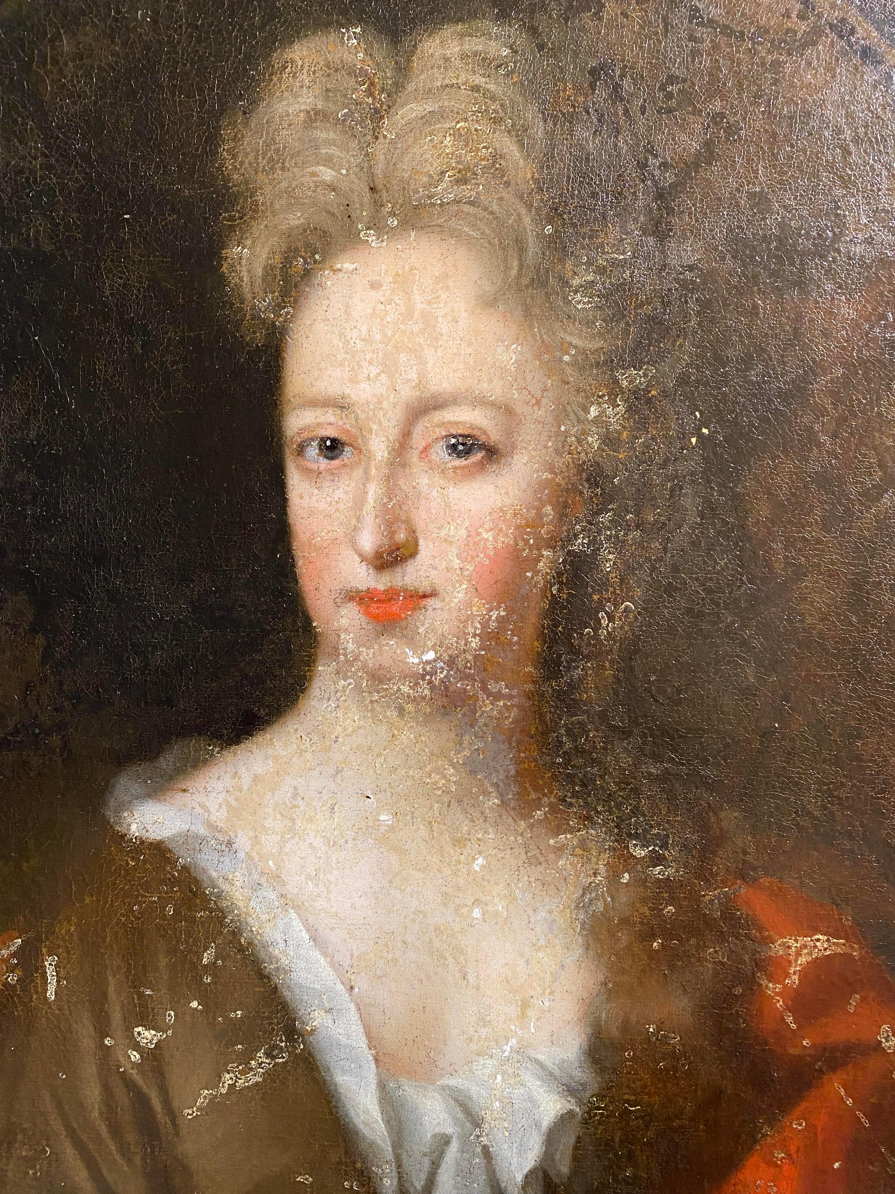 Sir Godfrey Kneller 1646-1723, era un ritrattista britannico di origine tedesca. An He è nato a Leida e ha studiato sotto la guida di  Charles King e Rembrandt, prima di recarsi a Roma, Venezia, Amburgo e poi in Inghilterra, dove fu nominato