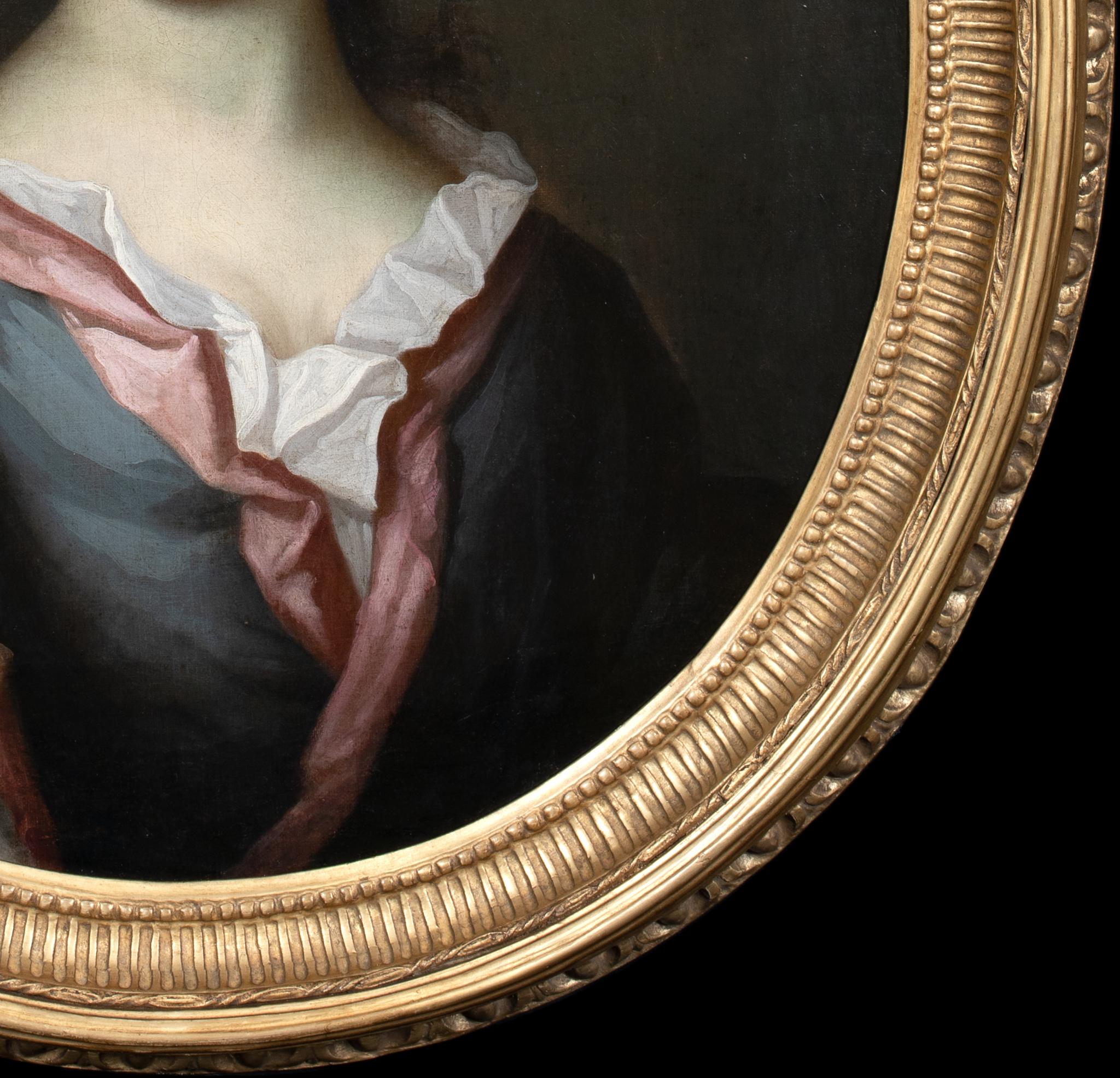 Lady Selby Of Melton. circa 1710

attributed to SIR GODFREY KNELLER (1646-1723)

Large circa 1710 portrait of Lady Selby of Melton, oil on canvas attributed to Sir Godfrey Kneller. Excellent quality and condition oval bust scale portrait of the