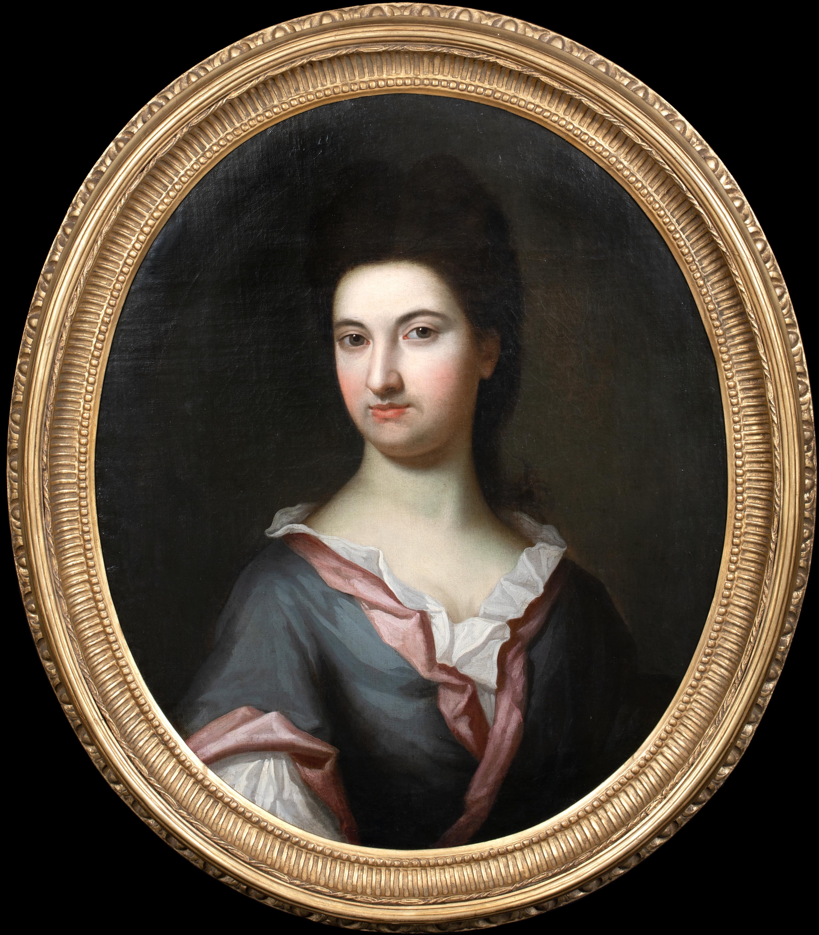 Sir Godfrey Kneller Portrait Painting - Lady Selby Of Melton. circa 1710  attributed to SIR GODFREY KNELLER (1646-1723)