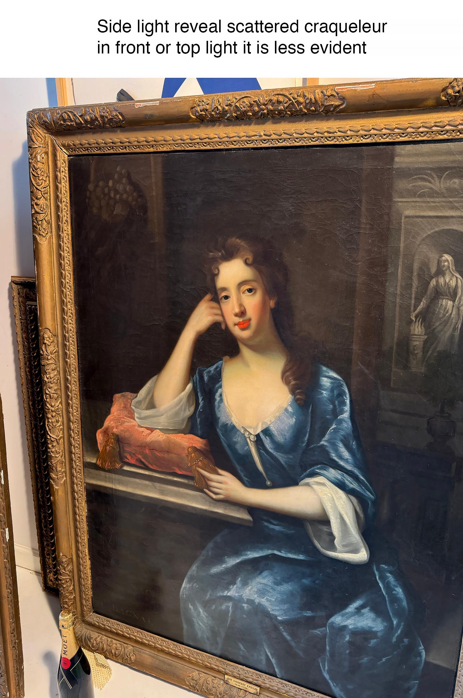 Mrs. Bagnel,  Studio of Sir Godfrey Kneller 6