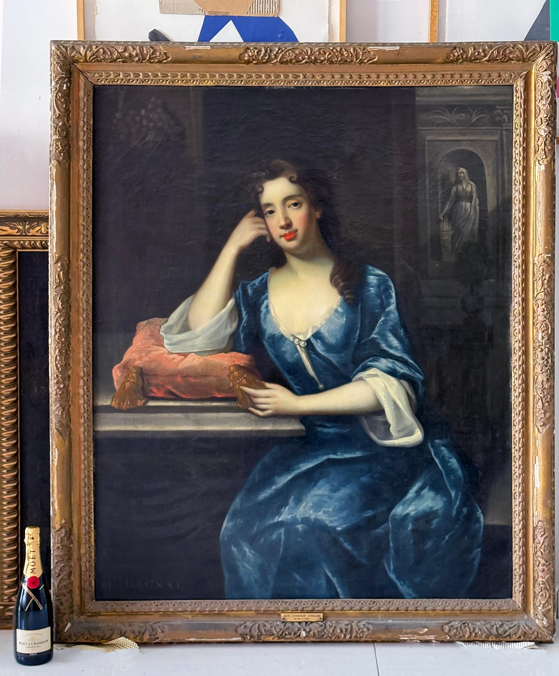 Mrs. Bagnel,  Studio of Sir Godfrey Kneller 8