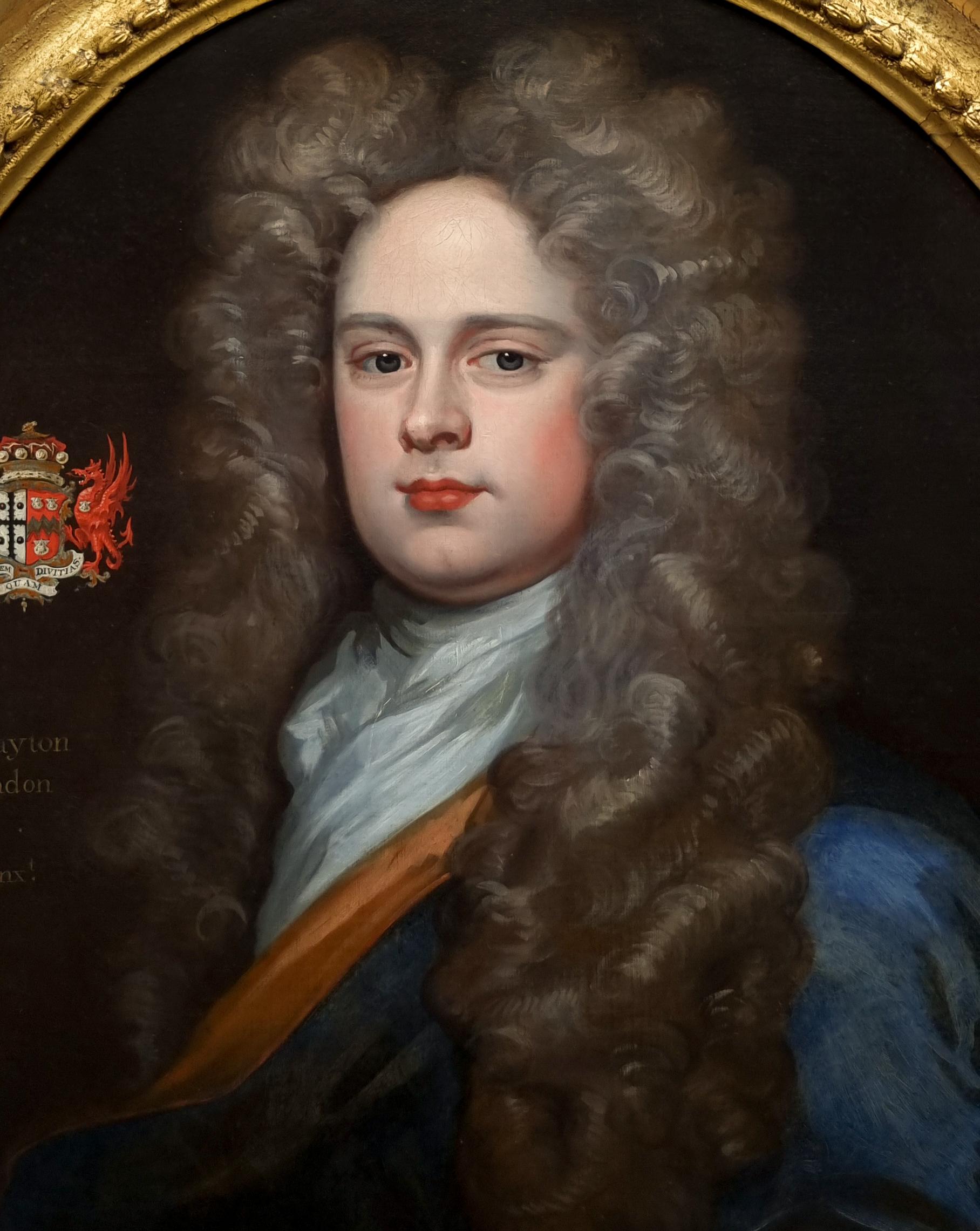 Portrait Gentleman, William Clayton, 1st Baron Sundon, Studio of Godfrey Kneller 2