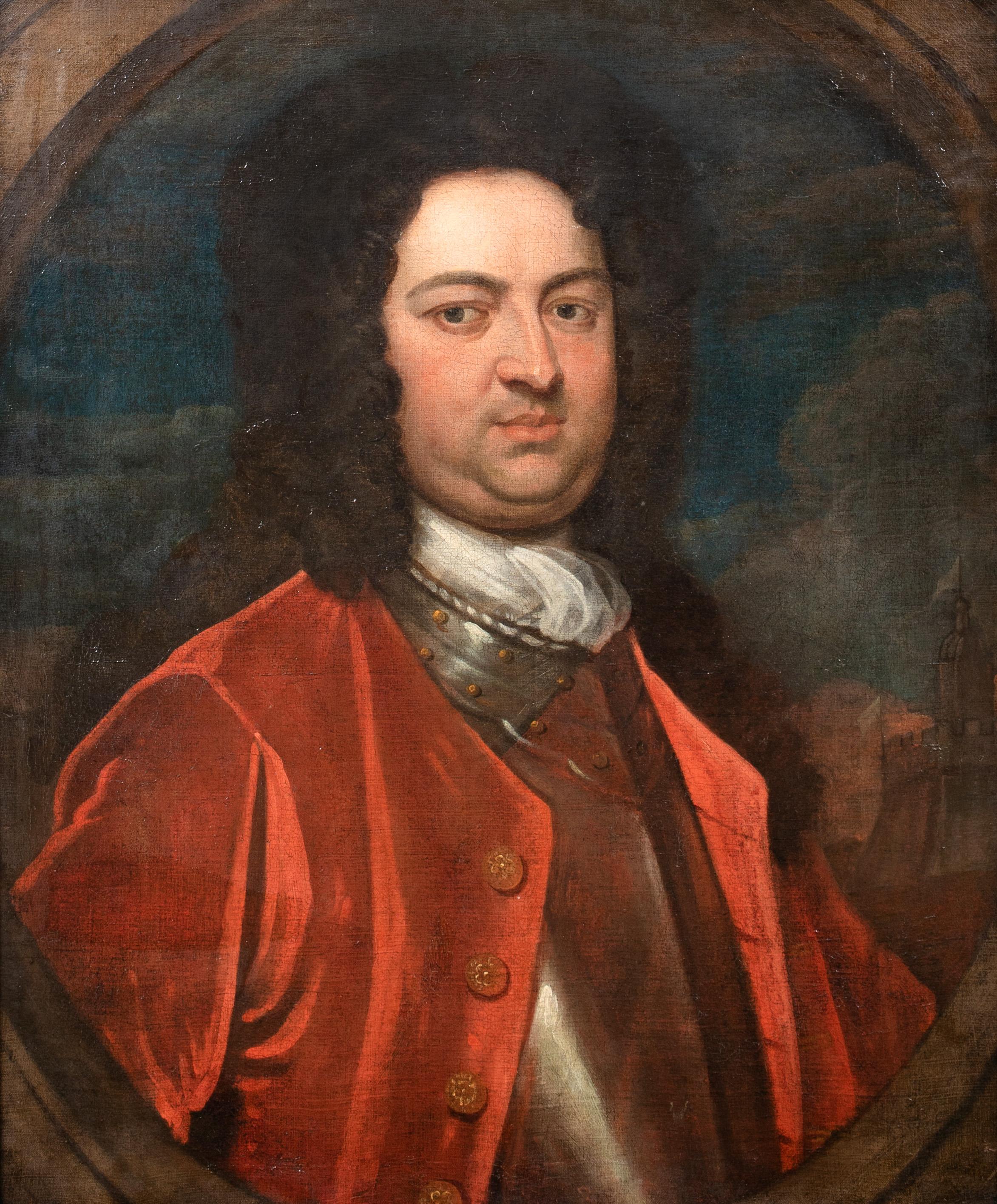 Sir Godfrey Kneller Portrait Painting - Portrait Of A Senior British Military Officer, Identified as Charles Sackville, 
