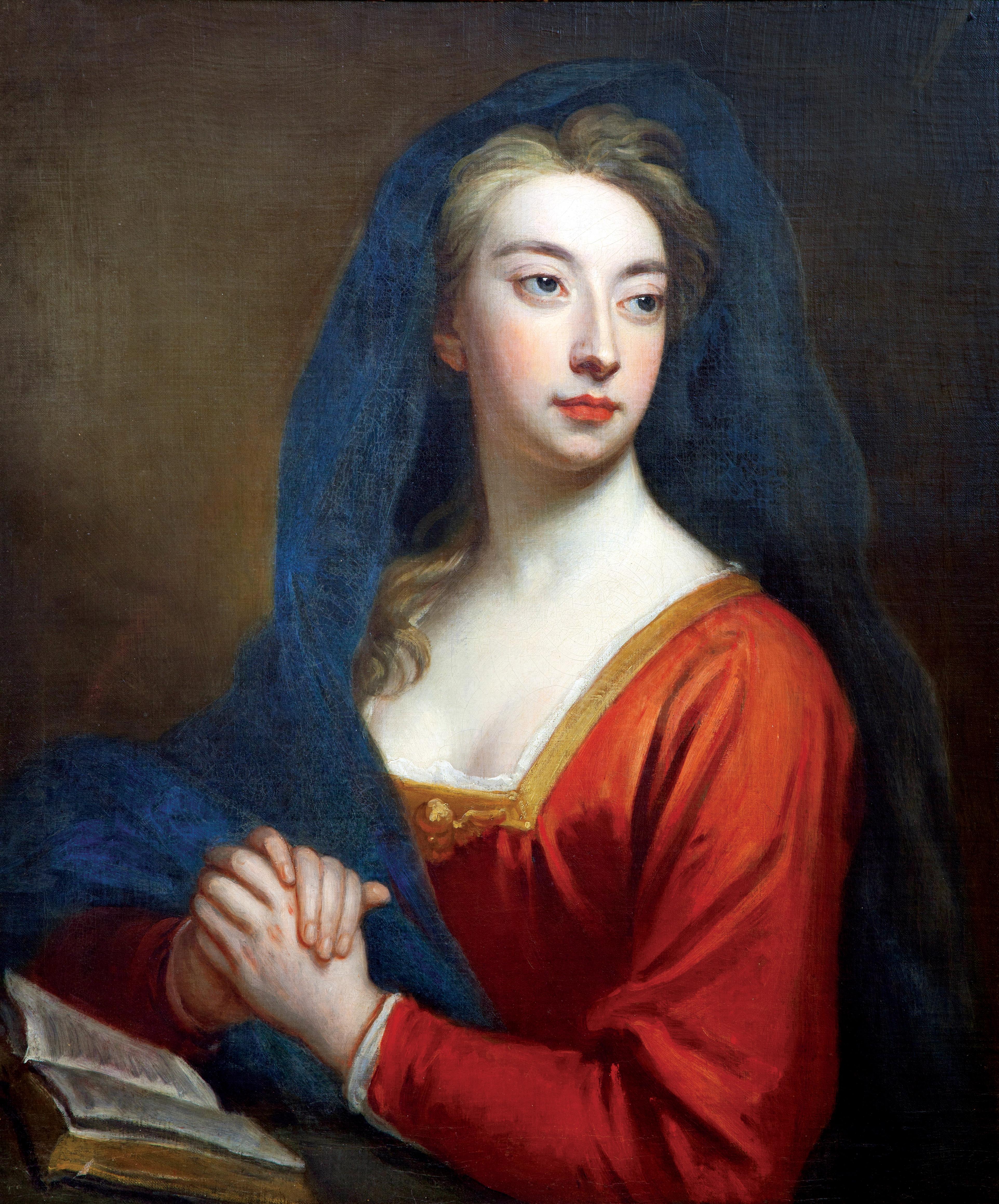 Porträt von Lady Elizabeth Cromwell als Magdalena mit Gebetbuch