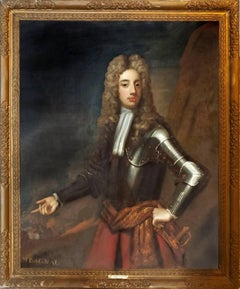 Antique Portrait of Mr. Bagnal  Sir Godfrey Kneller and Studio