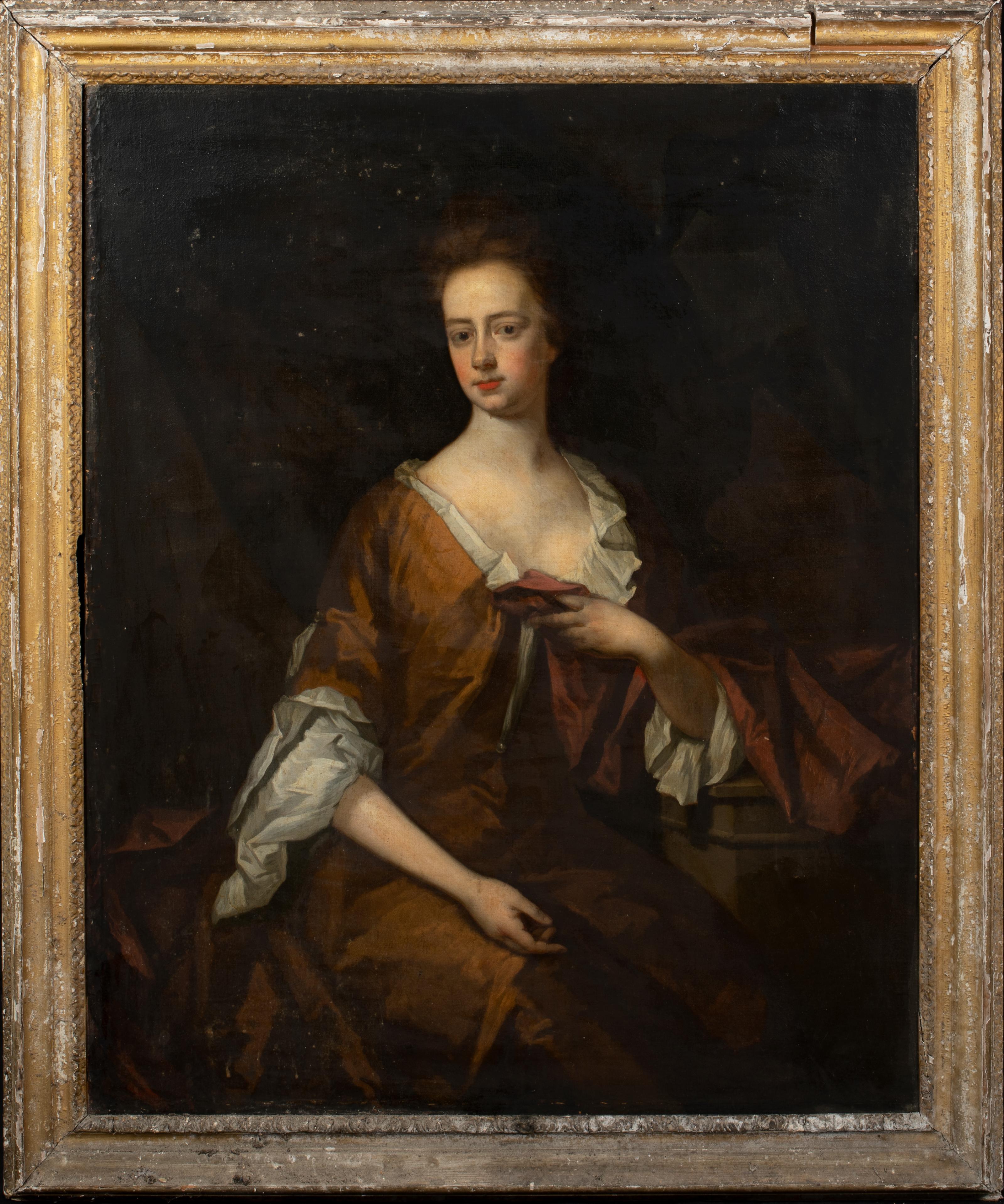 Portrait of Mrs Carr, 17th Century  - Painting by Sir Godfrey Kneller
