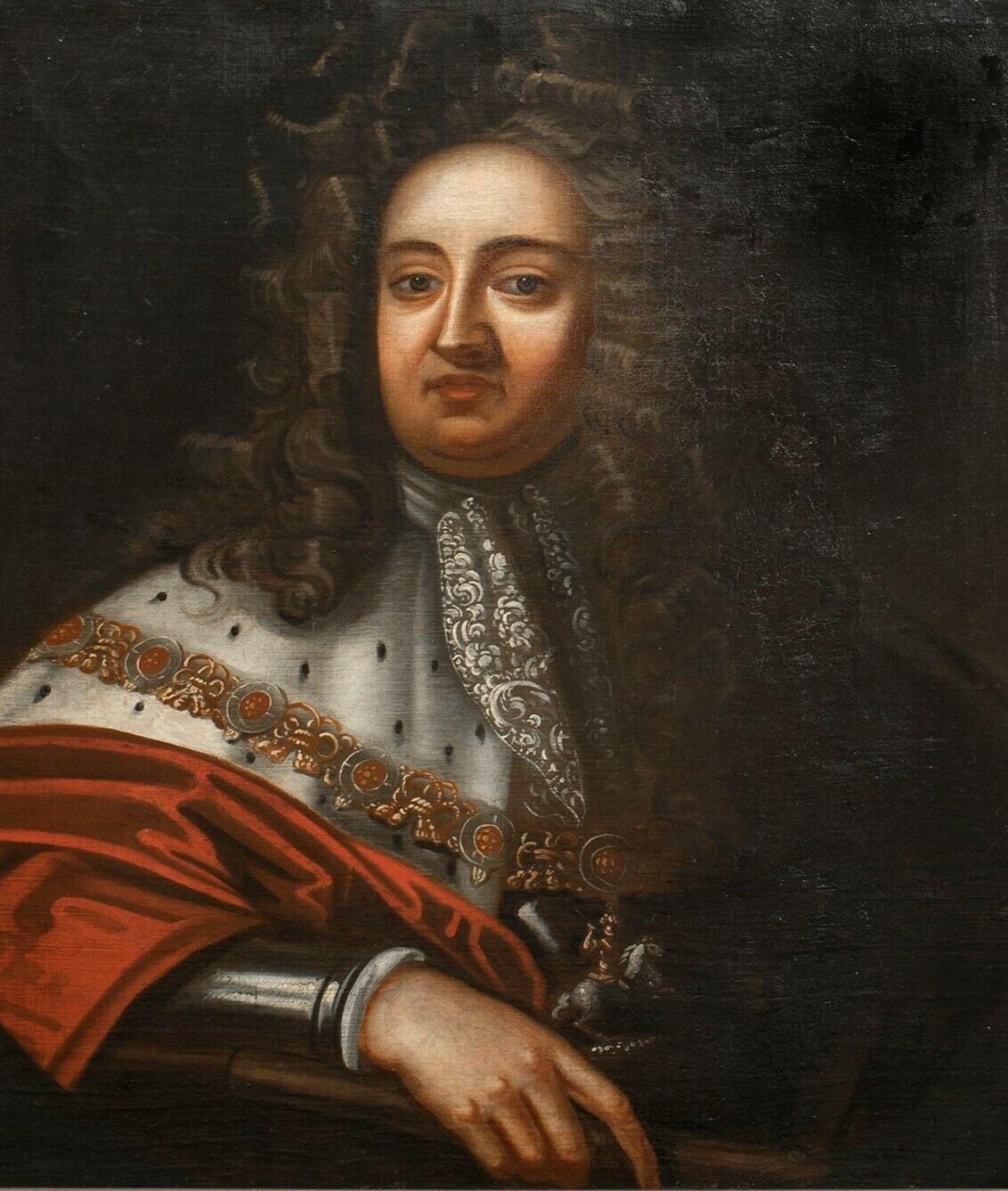 Portrait Of Prince George Of Denmark and Norway, Duke Of Cumberland (1653-1708) - Painting by Sir Godfrey Kneller