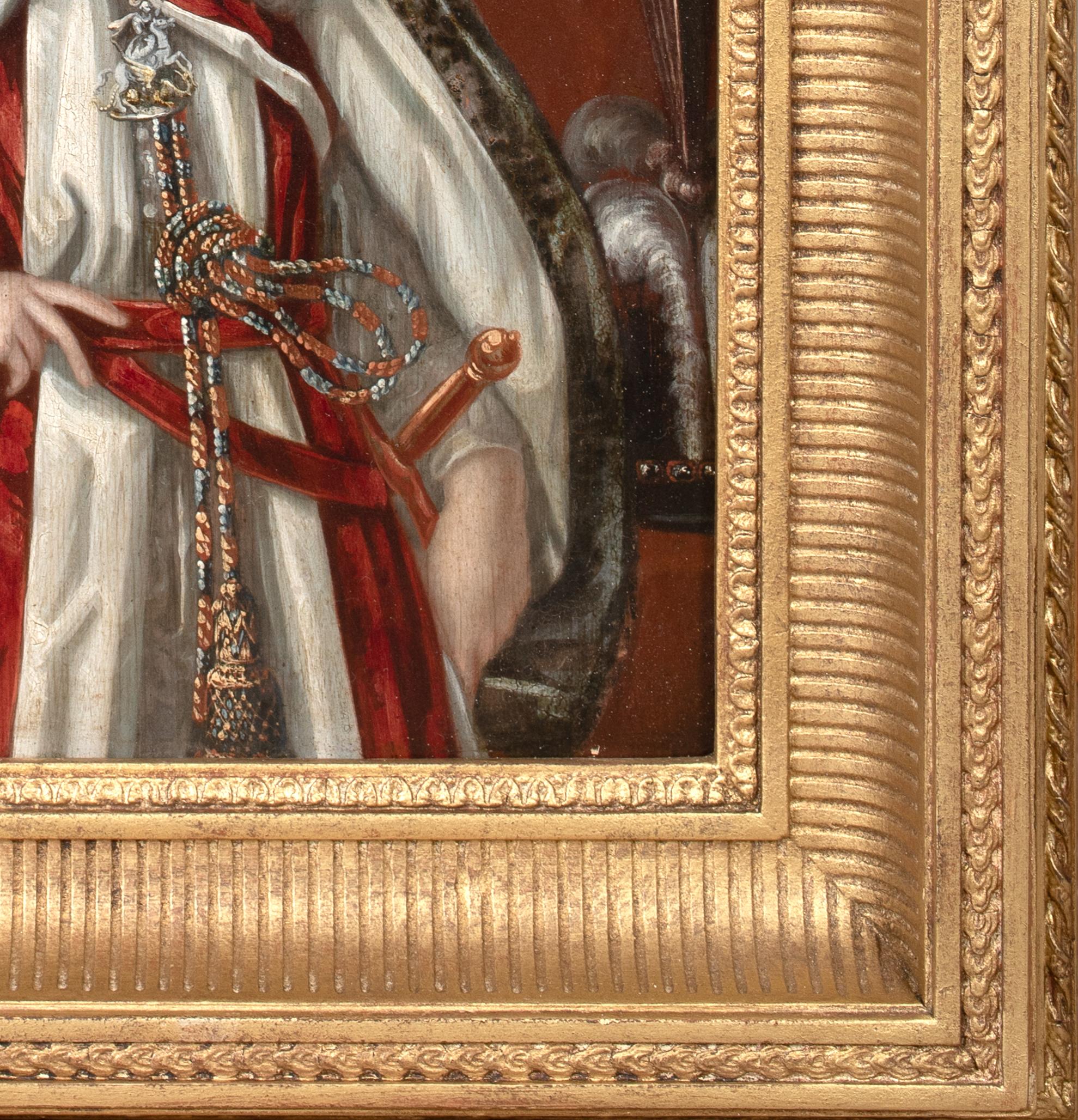 
Retrato del príncipe Jorge de Dinamarca, duque de Cumberland (1653-1708), Siglo XVII

Studio A de Sir GODFREY KNELLER (1646-1723)

Retrato del siglo XVII del príncipe Jorge de Dinamarca, duque de Cumberland, óleo sobre tabla, studio of Sir Godfrey