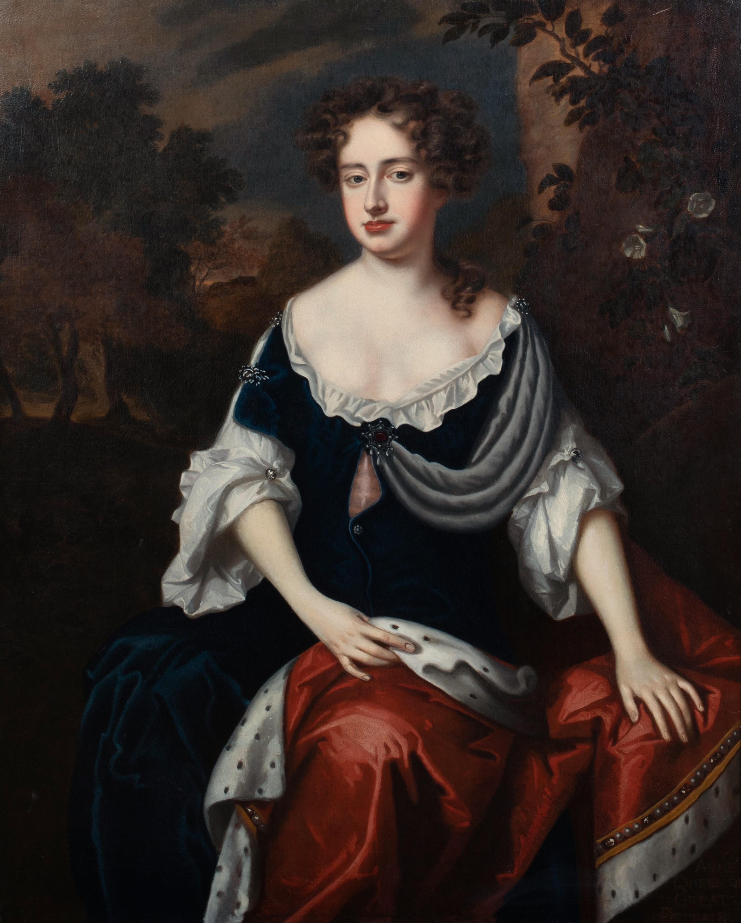 Ritratto della regina Anne come principessa di Danimarca (1665-1714), XVII secolo

dopo Kneller Godfrey KNELLER (1646-1723)

Enorme ritratto del XVII secolo di Queen Anne come Principessa di Danimarca, olio su tela di Godfrey Godfrey Kneller.
