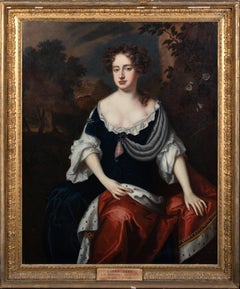 Portrait Of Queen Anne As Princess of Denmark (1665-1714), 17th Century  