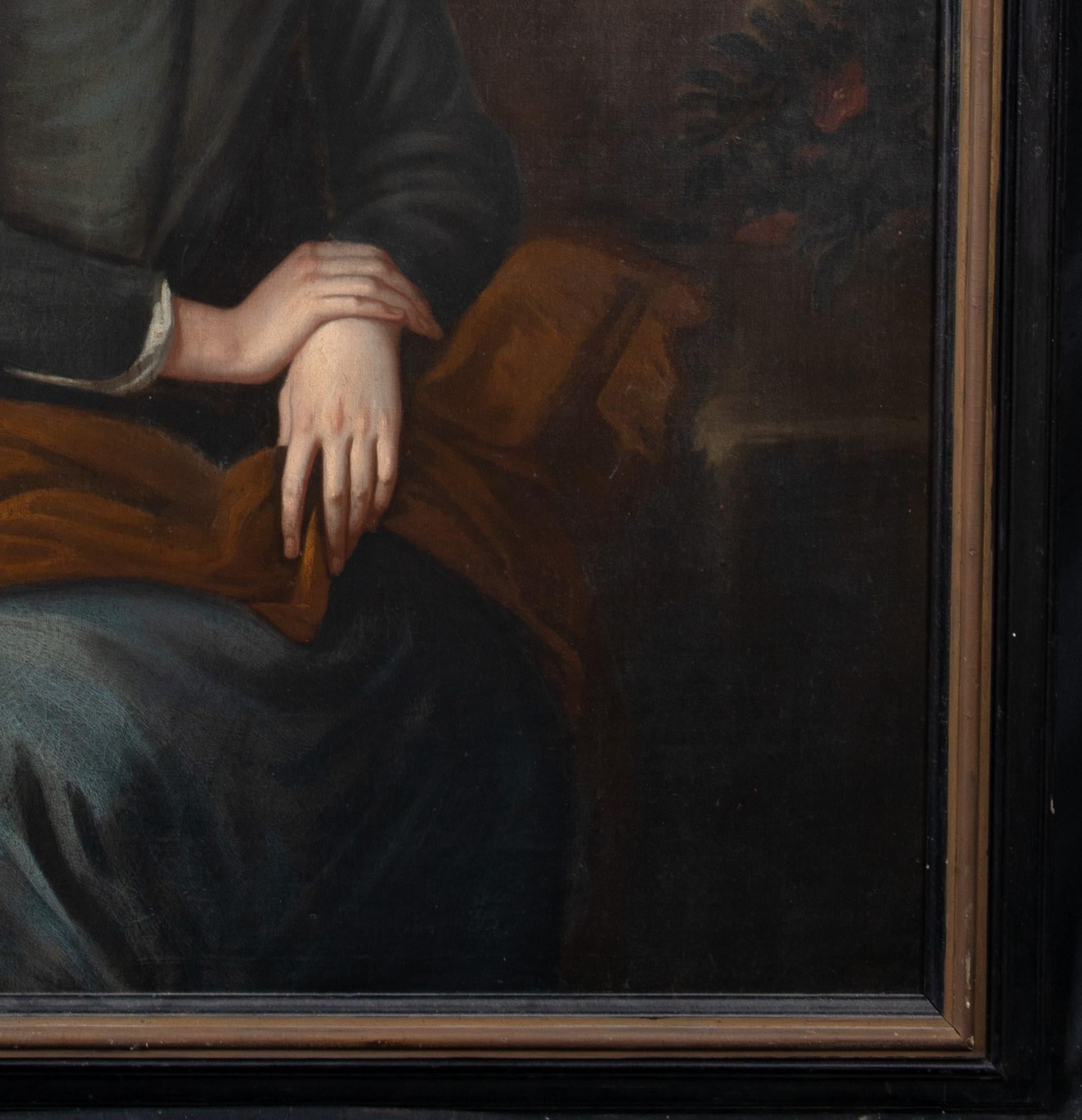 Portrait de Sarah Churchill, duchesse de Marlborough (1660-1744), 17e siècle

Atelier de Sir Godfrey KNELLER (1646-1723)

Grand portrait du 17ème siècle de Sarah Churchill, Duchesse de Marlborough, huile sur toile. Portrait de trois quarts de la