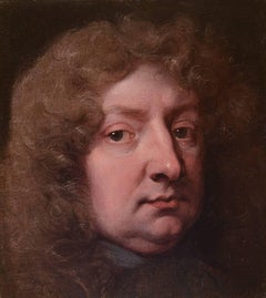 Antique Portrait of William Russell, Lord Russell, Oil on Canvas