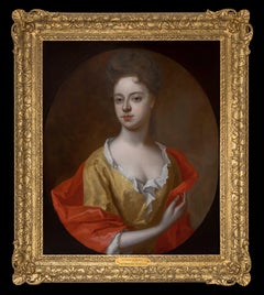 Retrato de Lady Mary Capel, condesa de Essex, con vestido amarillo c.1698