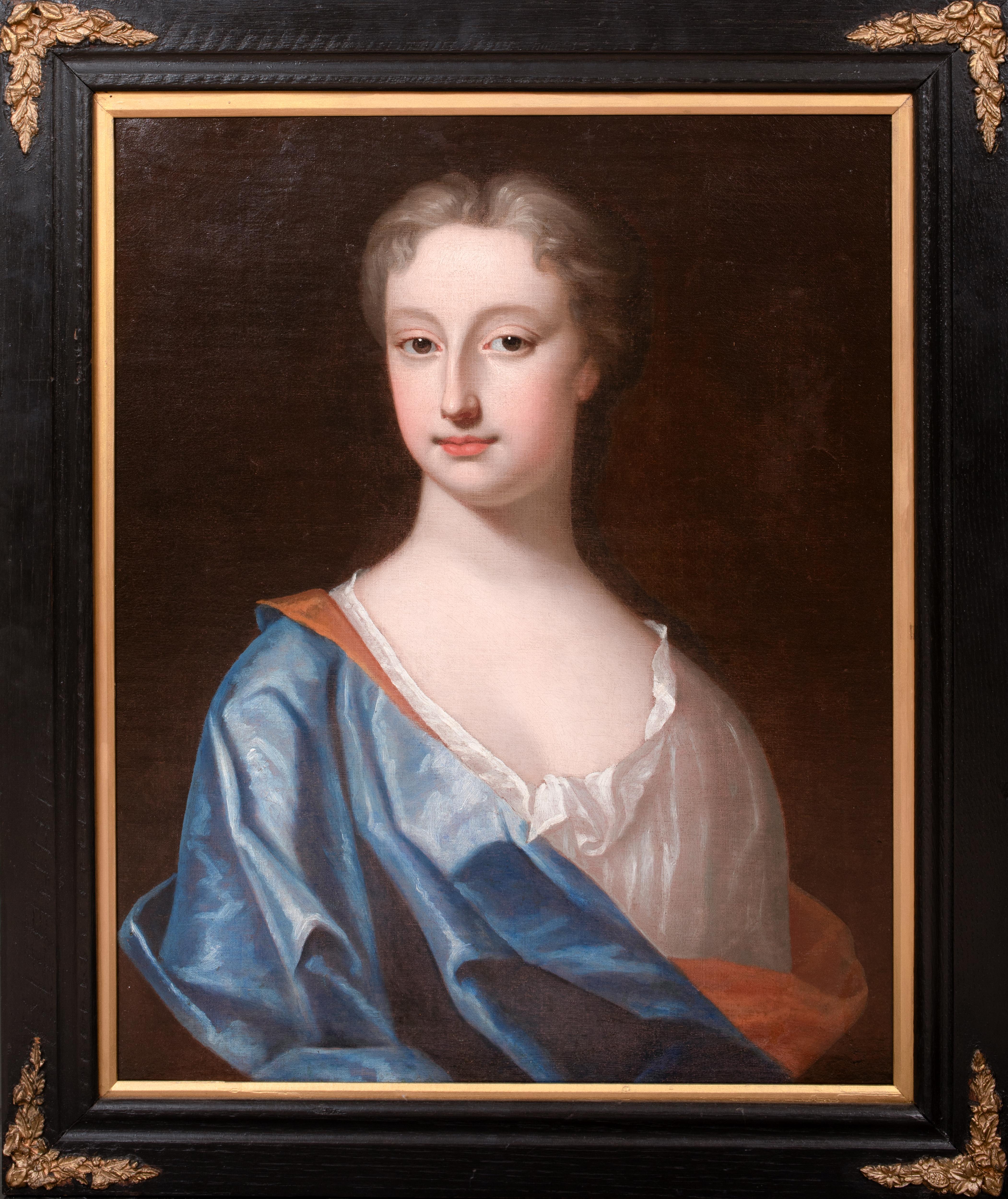 Sir Godfrey Kneller Portrait Painting - Portrait The Honourable Mrs Elizabeth Tufton (nee Wilbraham)