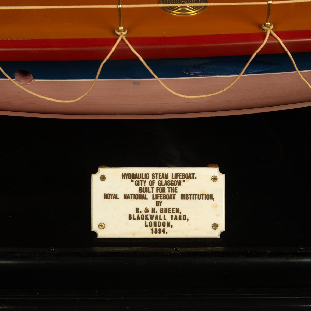 Sir Harold Dudley Clayton’s Hydraulic Steam Lifeboat: City of Glasgow, 1894 For Sale 1