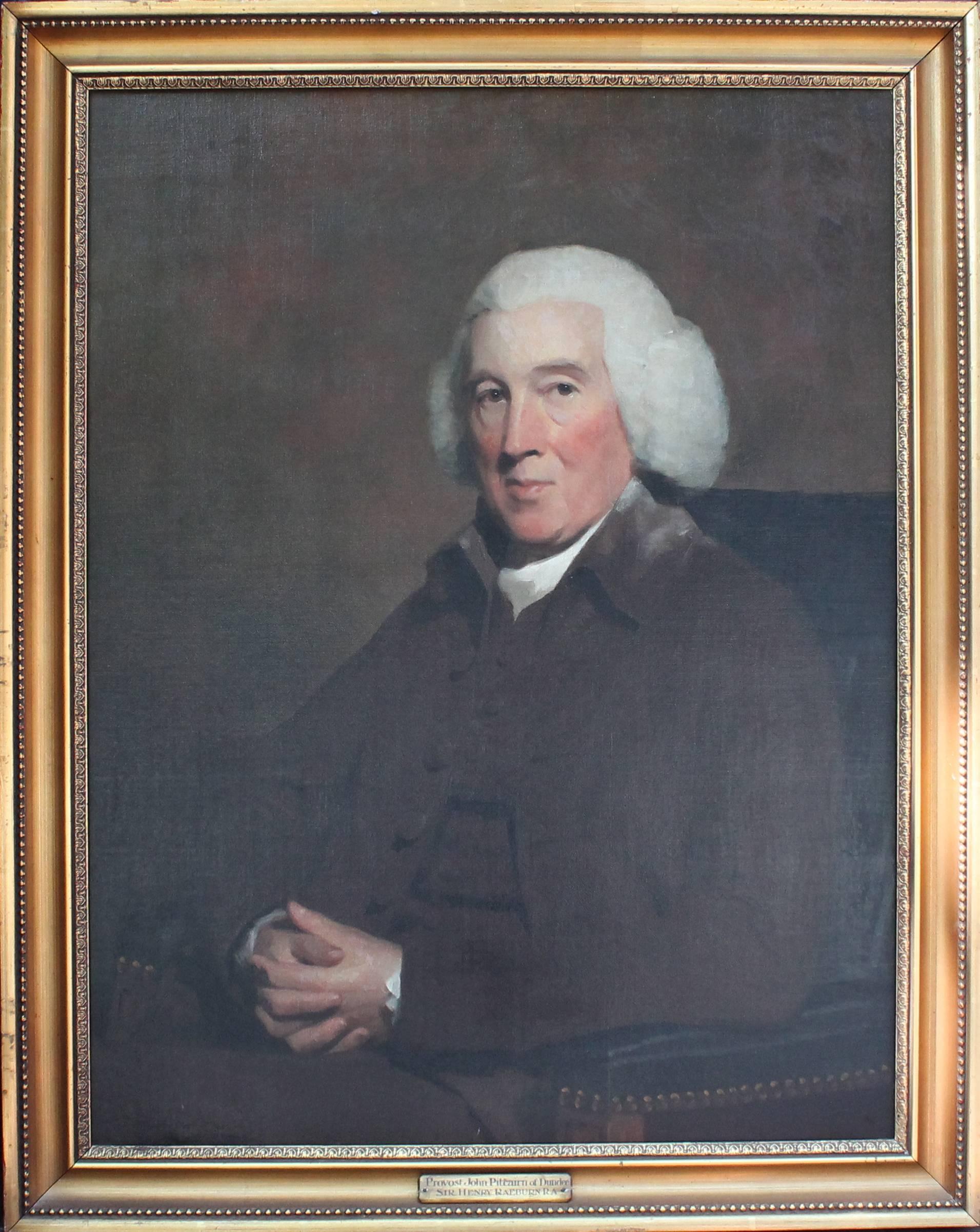 Ölgemälde des Provosts John Pitcairn aus Dundee, 18. Jahrhundert, Porträt – Painting von Sir Henry Raeburn