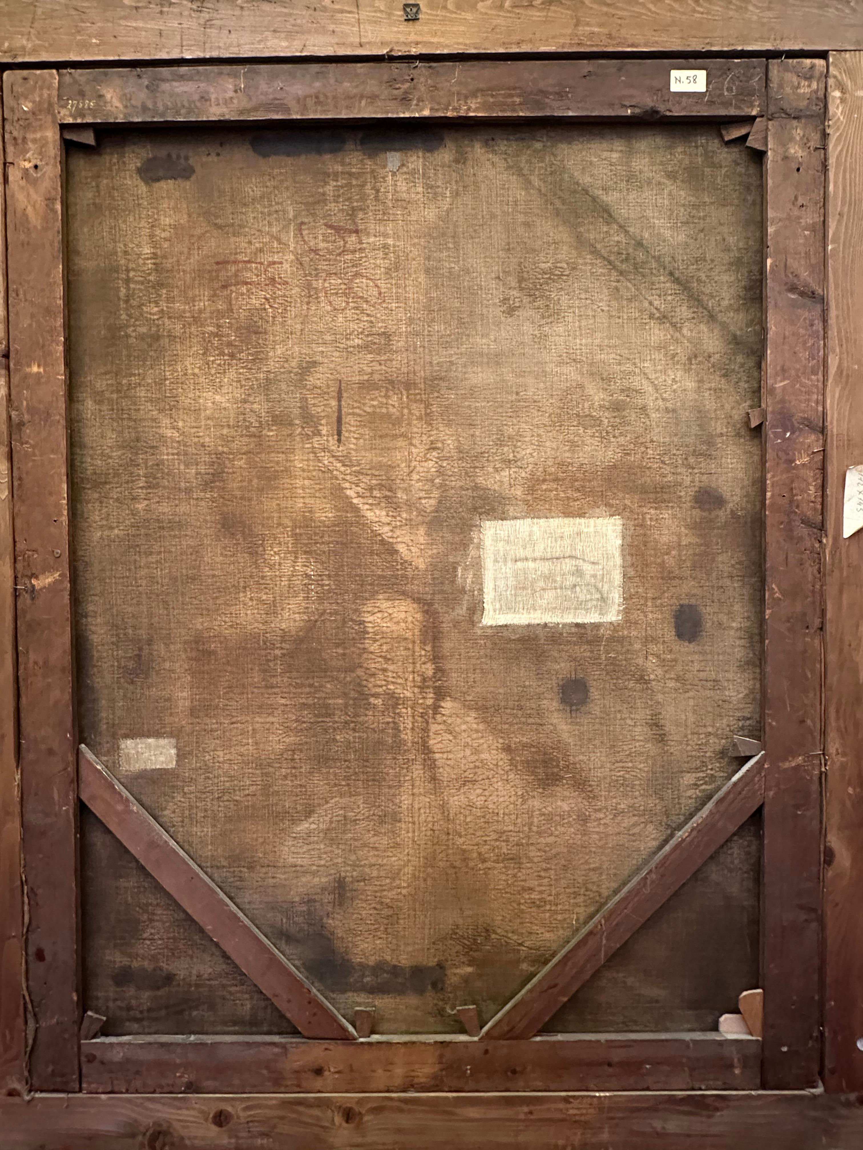 XIX secolo di Sir Henry Raeburn Ritratto di un proprietario terriero Olio su tela in vendita 5