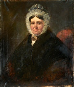 Early 19th Century Portrait of Elizabeth Clough of Keighley, Yorkshire  Unsigned