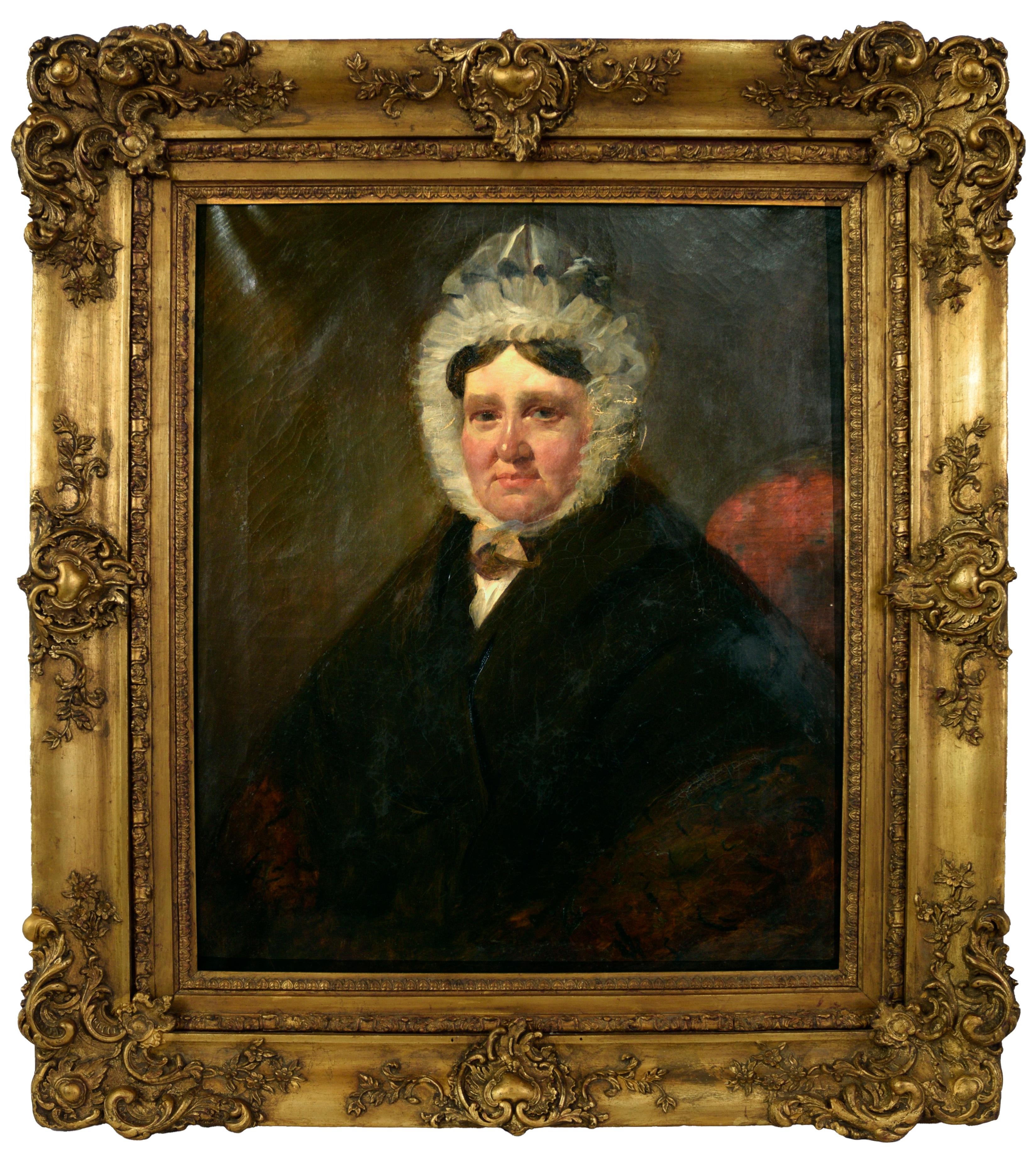 Porträt von Elizabeth Clough aus Keighley, Yorkshire, frühes 19. Jahrhundert  Vorzeichenlos