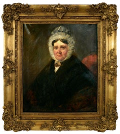 Porträt von Elizabeth Clough aus Keighley, Yorkshire, frühes 19. Jahrhundert  Vorzeichenlos