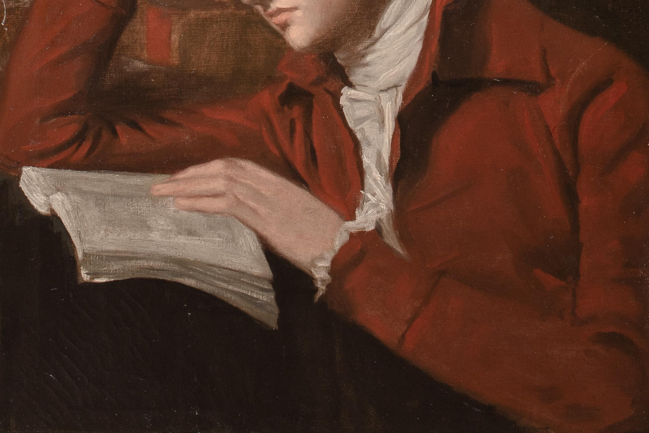 Portrait écossais de Patrick Moir (1769-1810) lecture, 18e siècle en vente 6